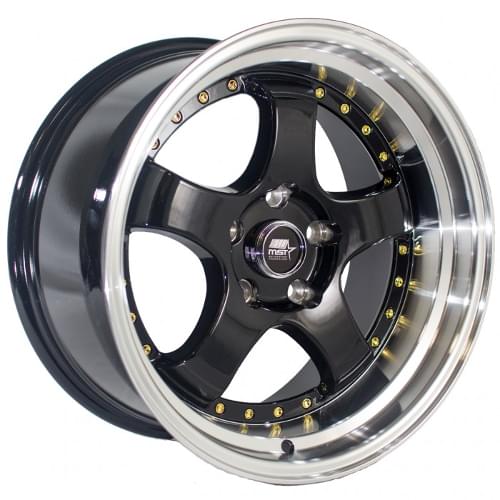 MST MT07 Black W/ Machined Lip - Part Number 07-7965-20-BKGL MST MT07 Black W/ Machined Lip Photo