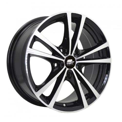 MST Saber 8014 Gloss Black W/ Machined Face - Part Number 8014-6780 MST Saber 8014 Gloss Black W/ Machined Face Photo