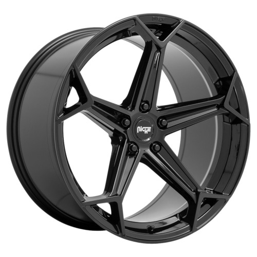 Niche Arrow N258 Gloss Black - Part Number M258200565+30 Niche Arrow N258 Gloss Black Photo