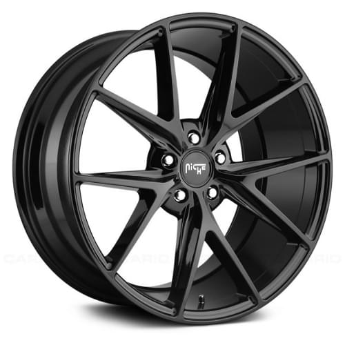Niche Misano M119 Gloss Black - Part Number M119229065+42 Niche Misano M119 Gloss Black Photo