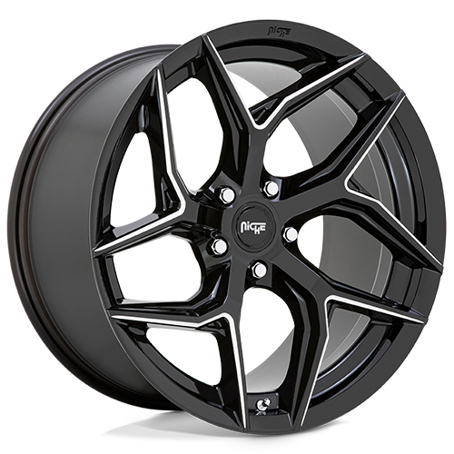 Niche M266 Torsion Gloss Black Milled - Part Number M2662005F8+40 Niche M266 Torsion Gloss Black Milled Photo