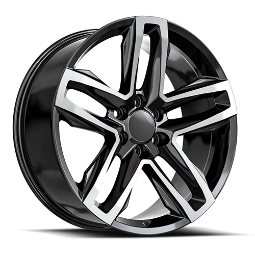 OE Revolution C-24 Gloss Black Machined - Part Number C24-2295024BM OE Revolution C-24 Gloss Black Machined Photo