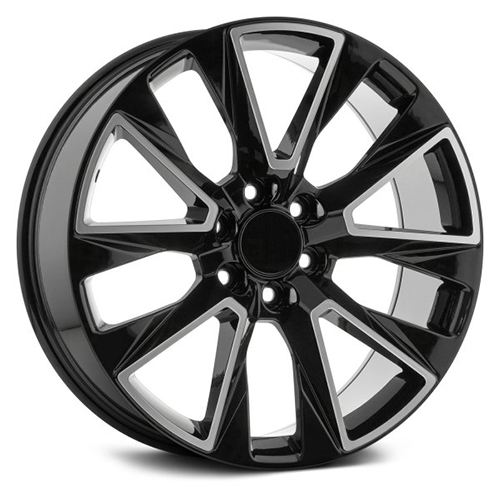 OE Revolution D-35 Gloss Black Machined - Part Number D35-2410655+31GBM OE Revolution D-35 Gloss Black Machined Photo