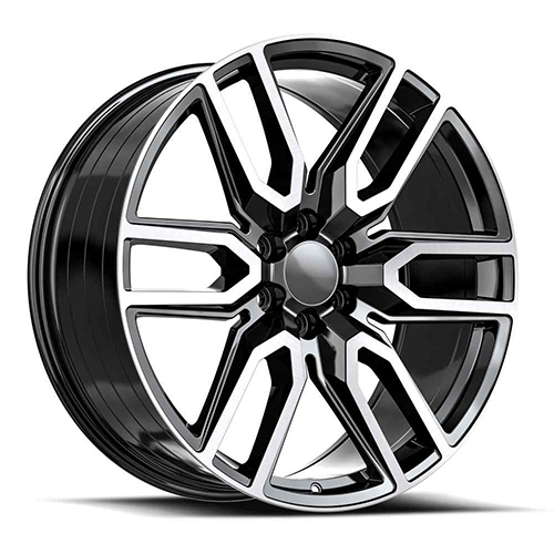 OE Revolution G-36 Gloss Black Machined - Part Number G36-24105031BM OE Revolution G-36 Gloss Black Machined Photo