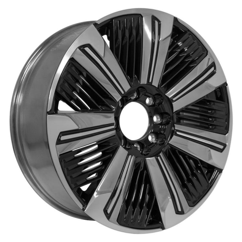OE Wheels CA24 Polished With Black Windows And Inserts