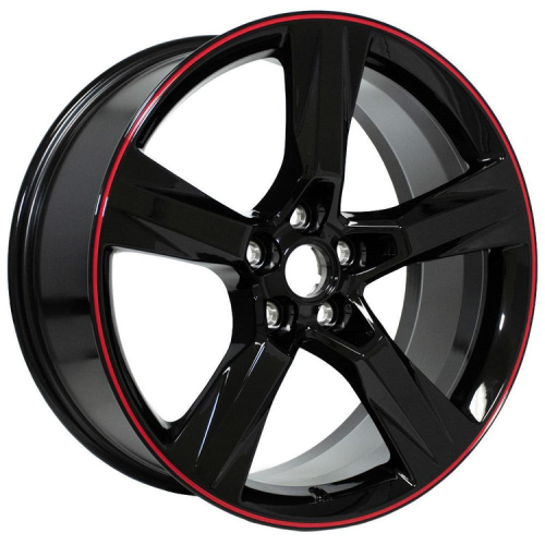 OE Wheels CV16 Gloss Black w/ Red Line