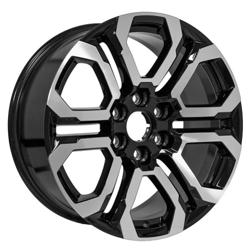 OE Wheels CV28 Black Machined