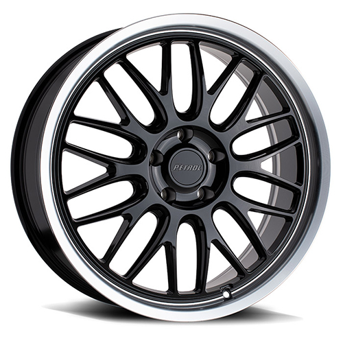 Petrol P4C Gloss Black W Machined Lip - Part Number 1880P4C405108B72 Petrol P4C Gloss Black W Machined Lip Photo
