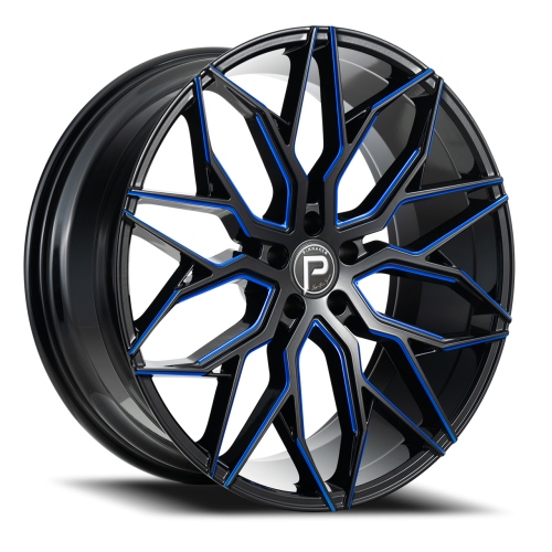 Pinnacle Mystic P306 Black w/ Blue Milling