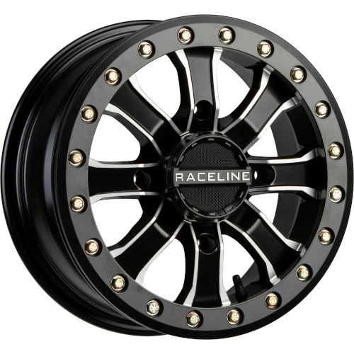Raceline A71 UTV Mamba Beadlock Black Milled - Part Number A71MB-56037-51 Raceline A71 UTV Mamba Beadlock Black Milled Photo