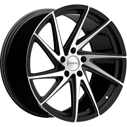 Ravetti RAV-M10 Black Machined - Part Number RAV-M10-2164BM Ravetti RAV-M10 Black Machined Photo