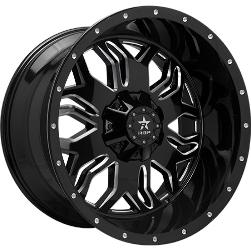 RBP 87R Gloss Black W/ Milled Spokes Photo