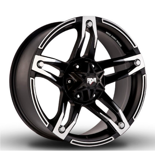 Red Dirt Road RD03 Matte Flat Black Machined
