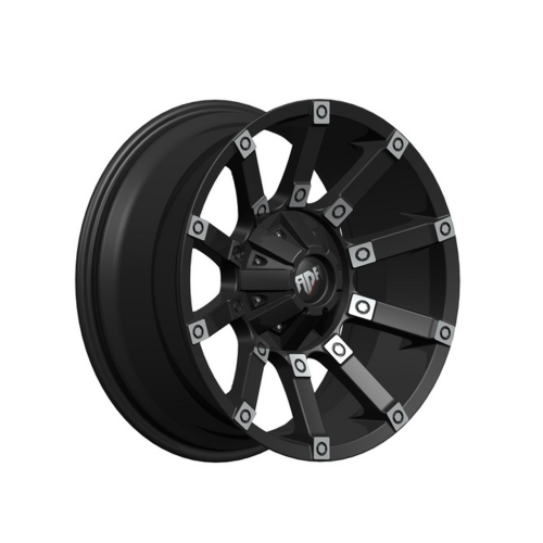 Red Dirt Road Rd09 Matte Black With Machined Accents