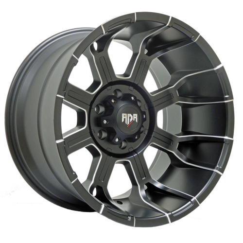 Red Dirt Road Rd11 Matte Black With Milled Windows