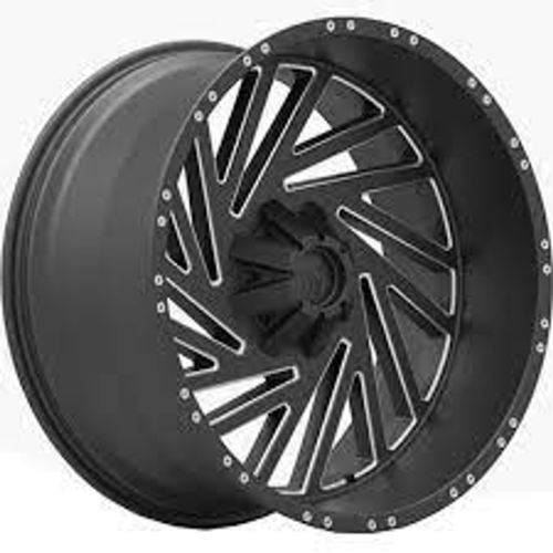 Red Dirt Road RD16 Matte Flat Black Milled w/ Machined Rivets