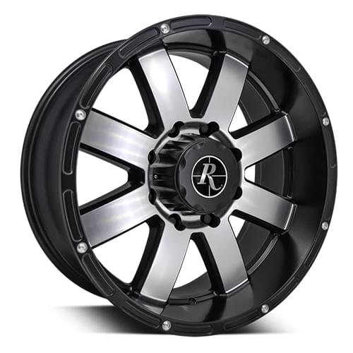 Remington UTV 8-Point Satin Black W/ Machined Face - Part Number EP12704610SBM Remington UTV 8-Point Satin Black W/ Machined Face Photo