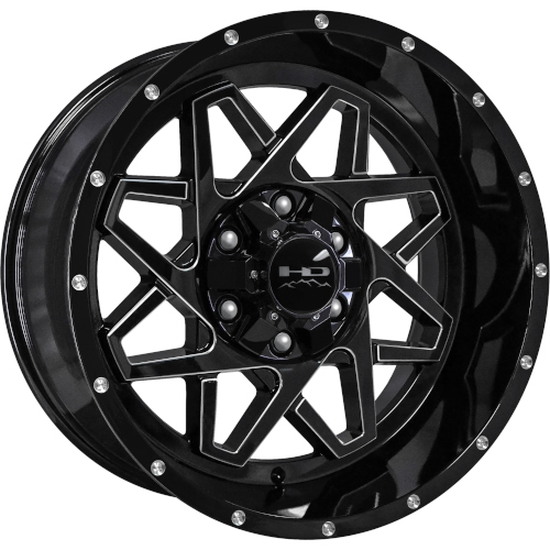 HD Offroad Gridlock Black w Milling Photo