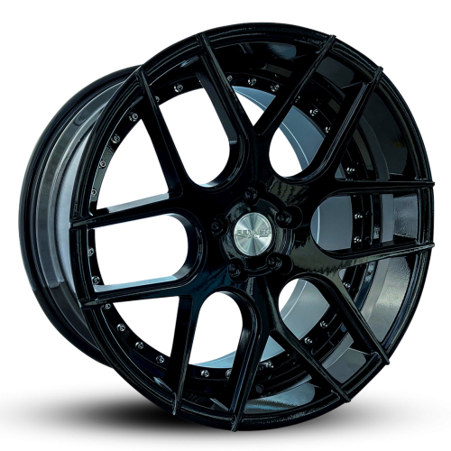 Rennen Csl-4 Gloss Black w/ Chrome Bolts