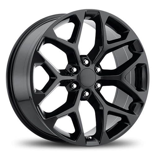 Replica 1 Snowflake RP09 Gloss Black - Part Number RP-09229G639+24GB Replica 1 Snowflake RP09 Gloss Black Photo