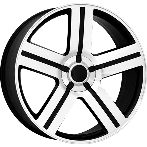 Replica Wheels REP258 Black Machined - Part Number REP258-24985BM Replica Wheels REP258 Black Machined Photo