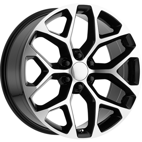 Replica Wheels REP348 Black Machined - Part Number REP348-2985BM-201 Replica Wheels REP348 Black Machined Photo