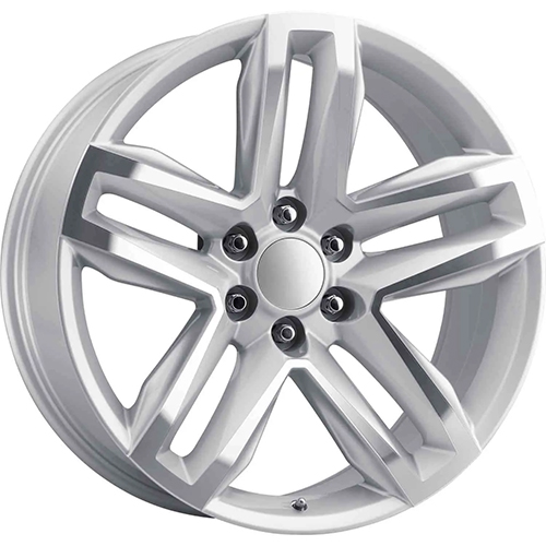 Replica Tech RT-14 Silver W/ Machined Face - Part Number RT14-2090PP15LSM Replica Tech RT-14 Silver W/ Machined Face Photo