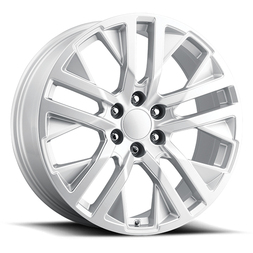 Replica Tech RT-15 Silver W/ Machined Face - Part Number RT15-2290XX28LSX Replica Tech RT-15 Silver W/ Machined Face Photo