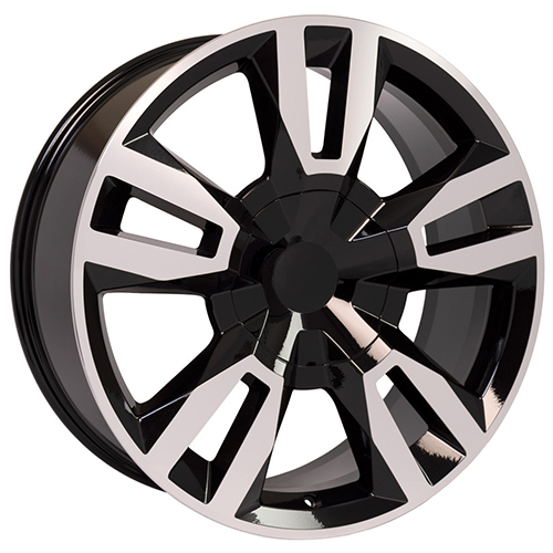 Replica Wheel Chevrolet Tahoe CV40 Black Machined