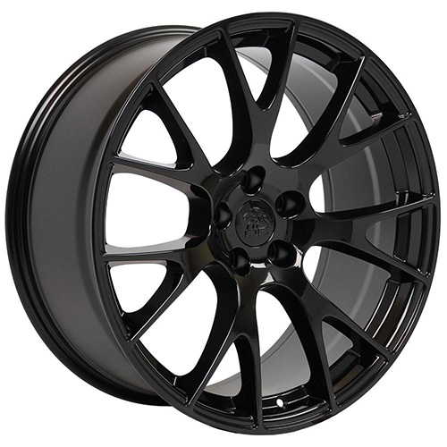 OE Wheels Dodge Hellcat DG15 Gloss Black - Part Number DG15-20100-5115-18B OE Wheels Dodge Hellcat DG15 Gloss Black Photo
