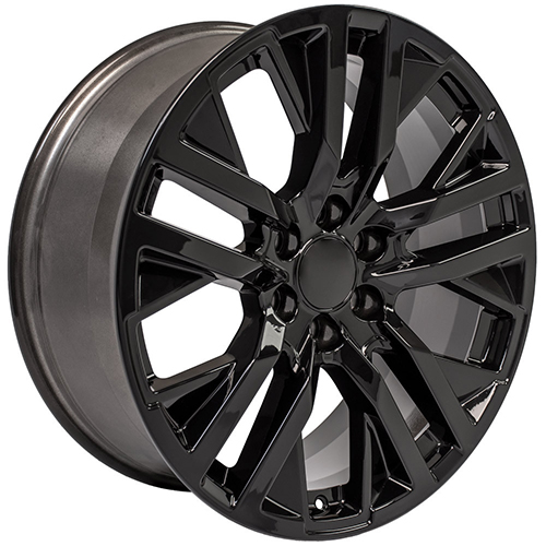 OE Wheels GMC Sierra CV38 Gloss Black - Part Number CV38-22090-6550-28B OE Wheels GMC Sierra CV38 Gloss Black Photo