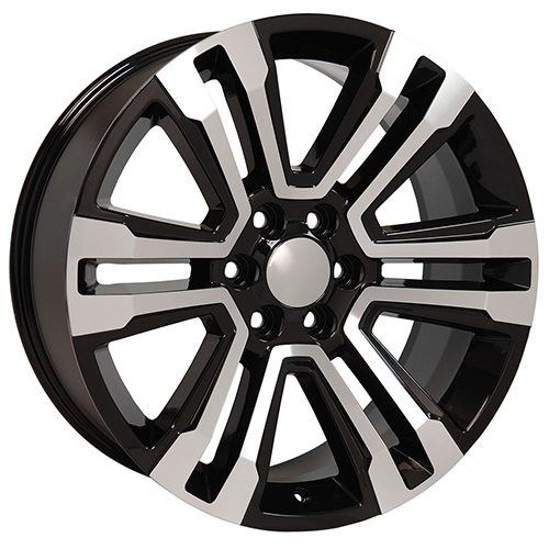 Replica Wheel GMC Yukon Denali CV44 Black Machined