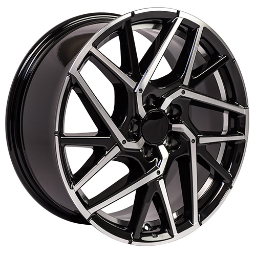 OE Wheels Honda Civic Hatchback HD06 Black Machined - Part Number HD06-18080-5450-50MB OE Wheels Honda Civic Hatchback HD06 Black Machined Photo