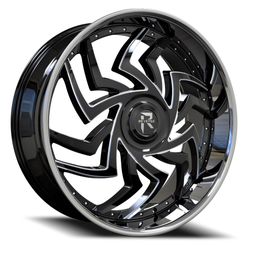 Revenge Rl107 Black Milled W/ Stainless Lip