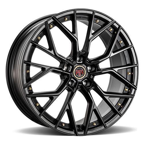 Revolution Racing RF3 Satin Black W/ Gold Rivets - Part Number RF3-2010512R+38SB Revolution Racing RF3 Satin Black W/ Gold Rivets Photo