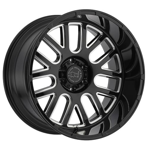 Black Rhino Pismo Gloss Black W/ Milled Spokes - Part Number 1795PIS066135B87 Black Rhino Pismo Gloss Black W/ Milled Spokes Photo