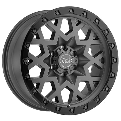 Black Rhino Sprocket Matte Gunmetal W/ Black Lip Photo