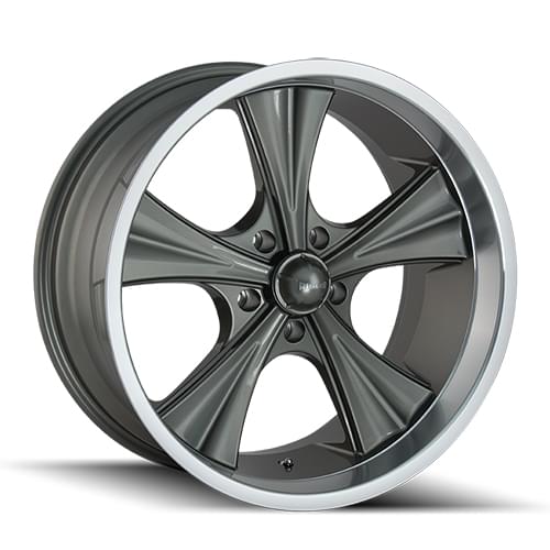 Ridler 651 Gray W/ Machined Lip - Part Number 651-2873G Ridler 651 Gray W/ Machined Lip Photo