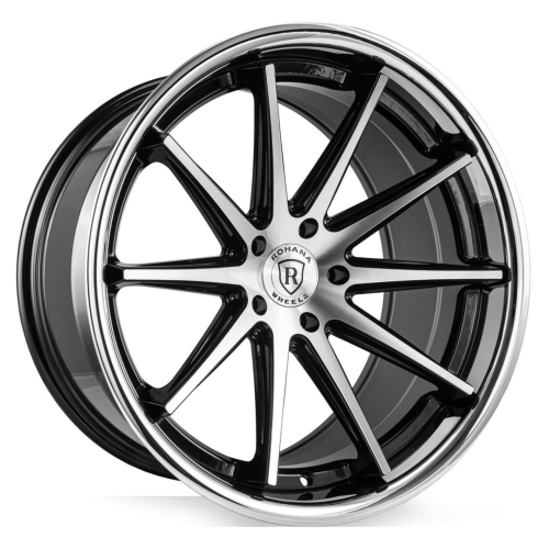Rohana Rfc10 Machine Black W/ Chrome Lip