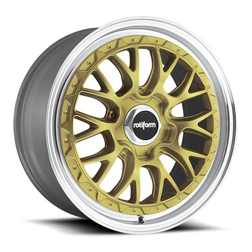 Rotiform LSR R156 Gold W/ Machined Lip Photo