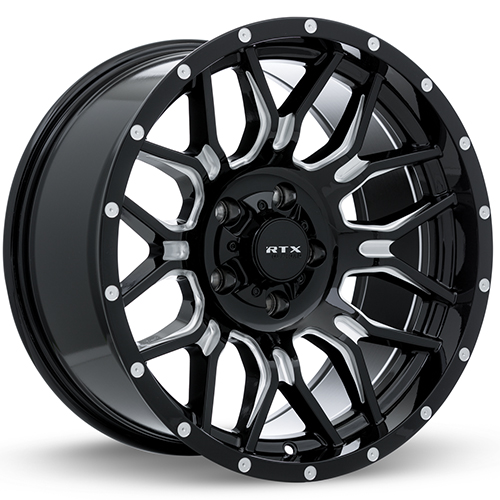 RTX Claw Gloss Black Milled W/ Rivets - Part Number 163737 RTX Claw Gloss Black Milled W/ Rivets Photo