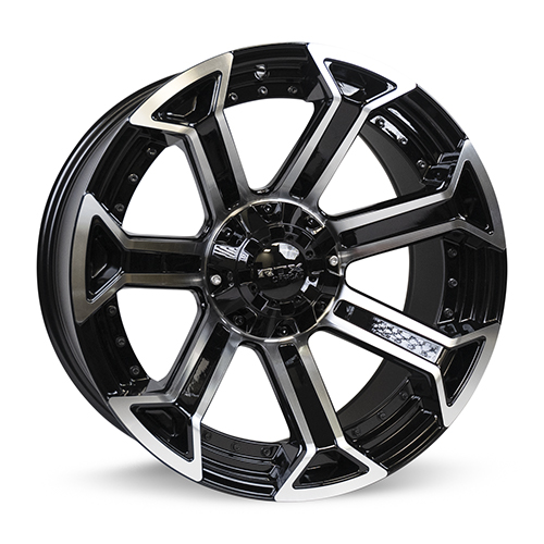 RTX Peak Gloss Black Machined - Part Number 082920 RTX Peak Gloss Black Machined Photo