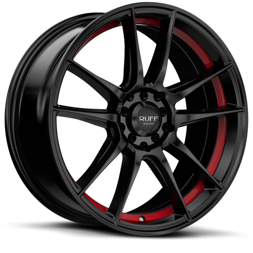 Ruff Racing R364 Satin Black W/ Red Undercut