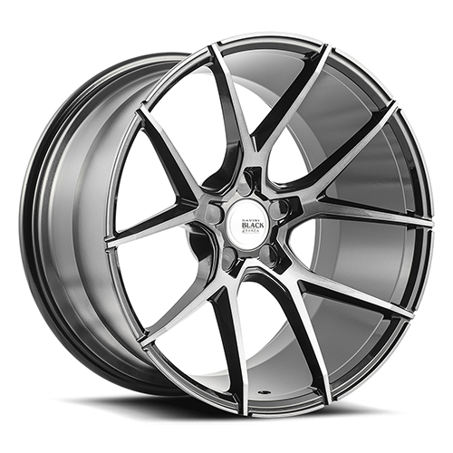 Savini BM14 Gloss Black Double Dark Tint - Part Number BM14-19105000D1557-5x110-ET25 Savini BM14 Gloss Black Double Dark Tint Photo