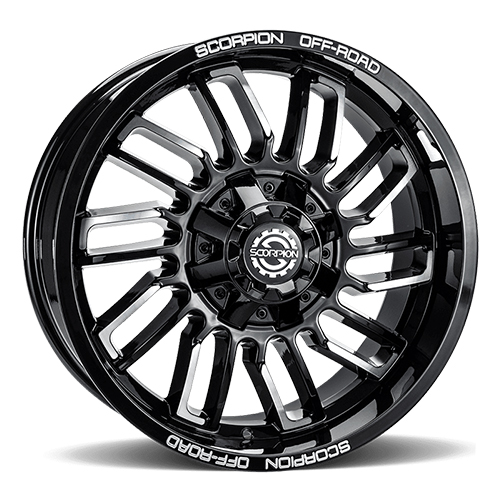 Scorpion Razor Black W/ Machined Accents - Part Number RZ-200963539+12BM Scorpion Razor Black W/ Machined Accents Photo