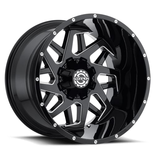 Scorpion SC-24 Gloss Black Milled - Part Number SC24-221263539-44ML Scorpion SC-24 Gloss Black Milled Photo