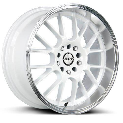 Shift Crank H28 White Polished Lip