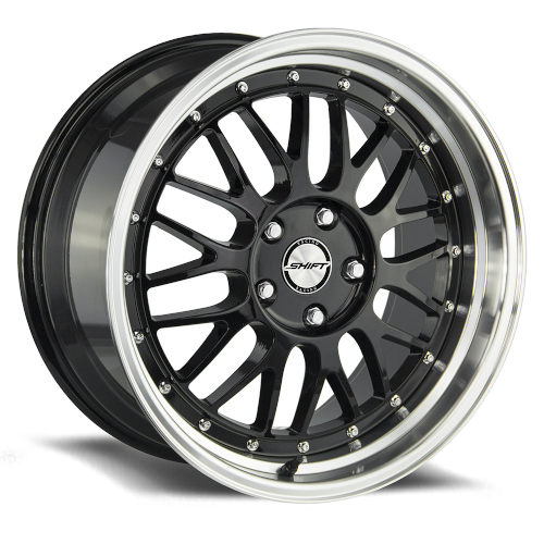 Shift FlyWheel H27 Gloss Black W/ Polished Lip - Part Number H27851432GBP Shift FlyWheel H27 Gloss Black W/ Polished Lip Photo