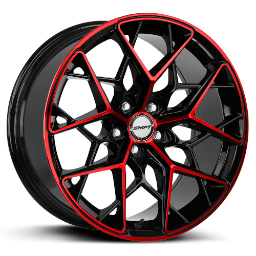 Shift Piston H35 Gloss Black Candy Red Machined - Part Number H35850835GBMR Shift Piston H35 Gloss Black Candy Red Machined Photo