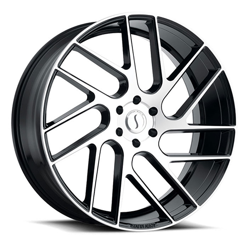 Status Juggernaut Gloss Black Machined - Part Number 2495JGR256140F12 Status Juggernaut Gloss Black Machined Photo